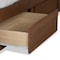 Baxton Studio Aras Modern Ash Walnut Brown Finished Wood King Size 3-Drawer Storage Bed 180-9421-9622-Zoro - alternate 4